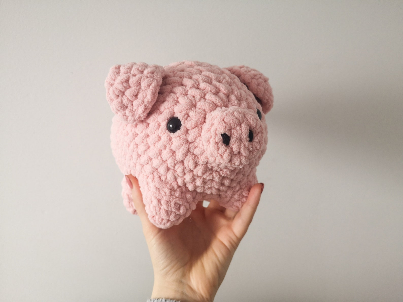 Pig Plush Pillow Crochet Pattern