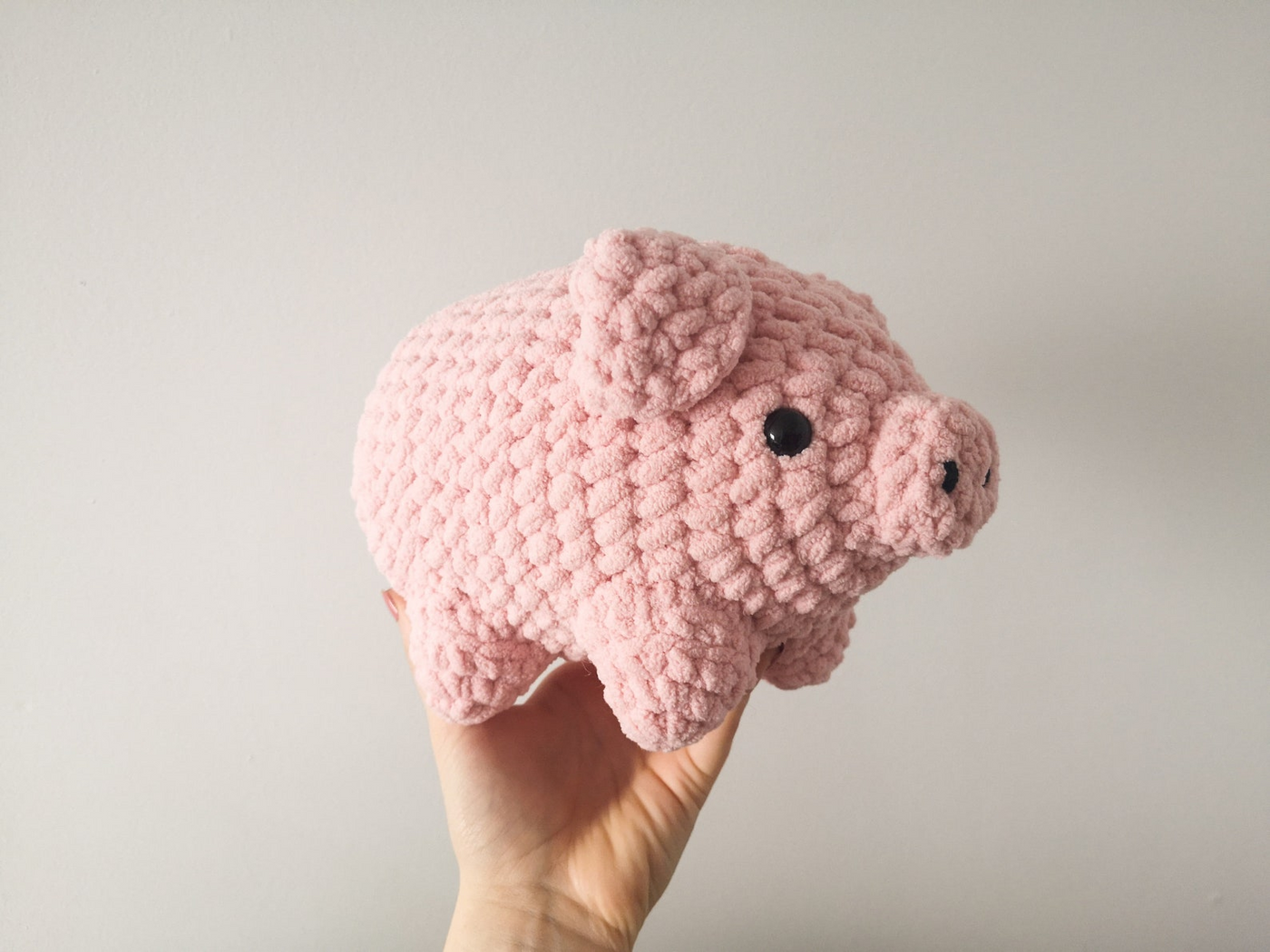 Pig Plush Pillow Crochet Pattern