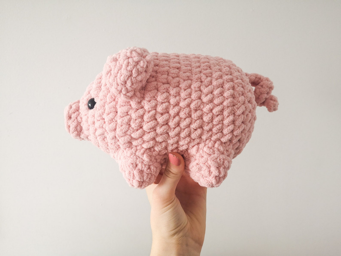 Pig Plush Pillow Crochet Pattern