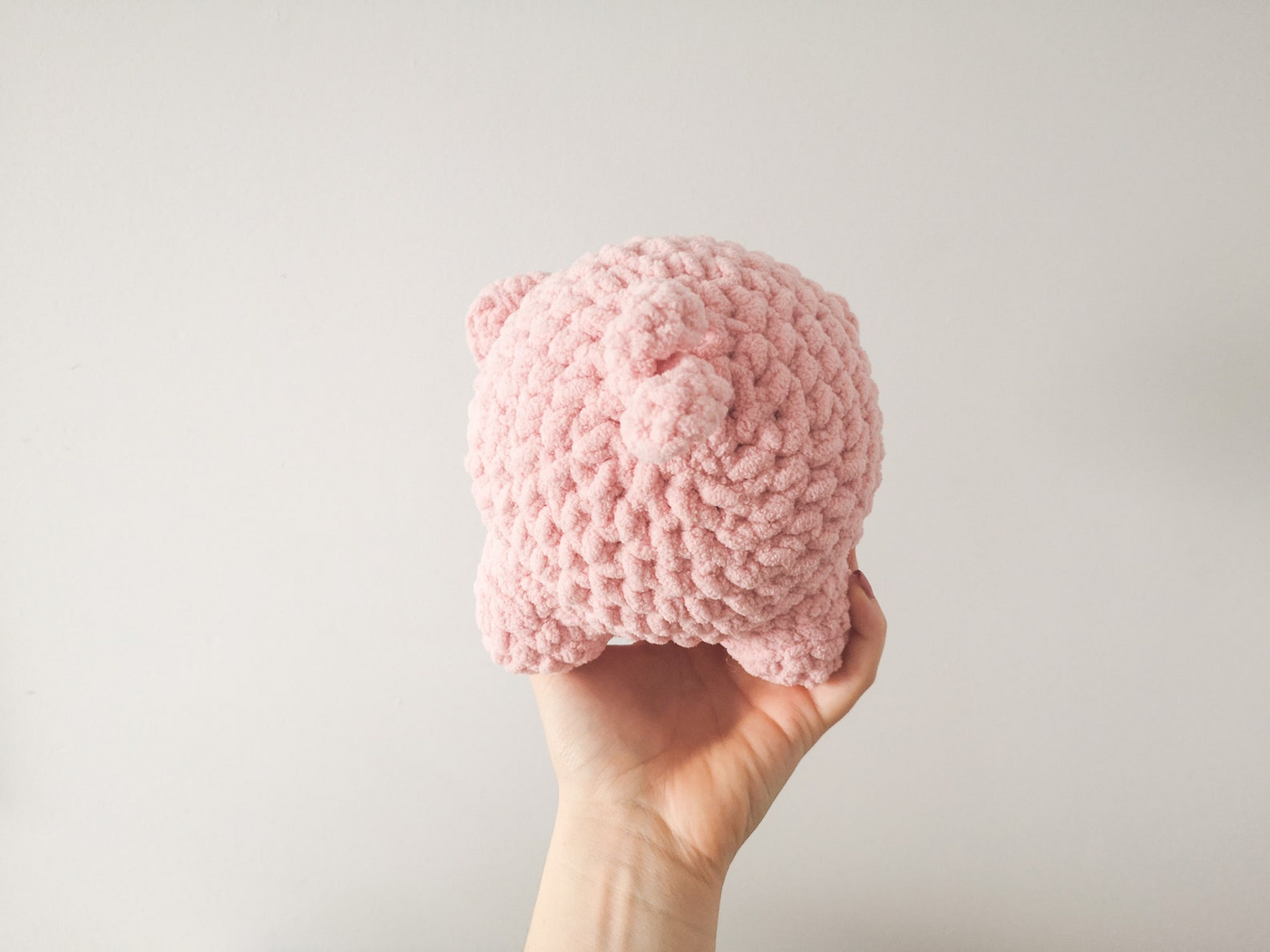 Pig Plush Pillow Crochet Pattern