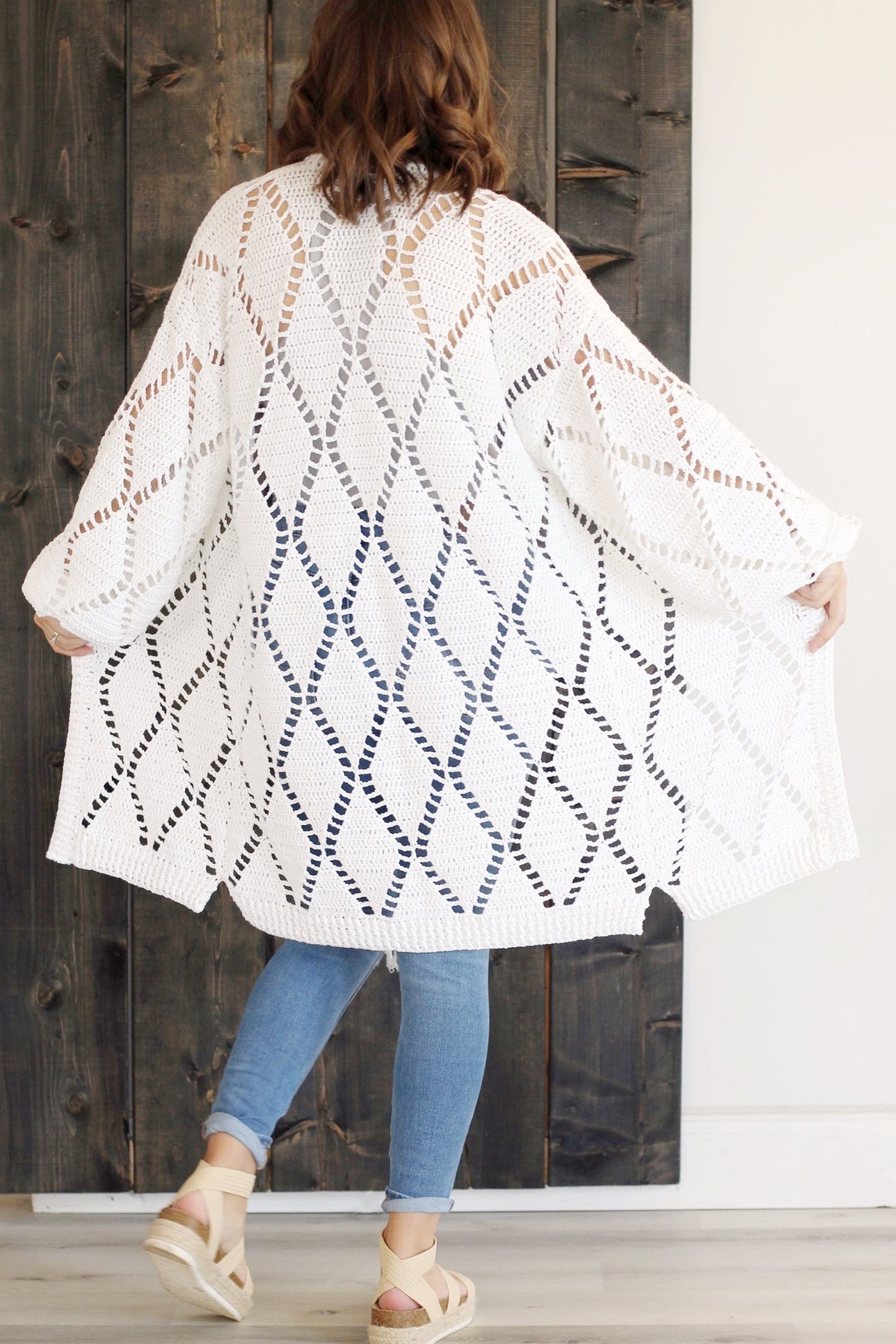 Summer Breeze Cardigan Crochet Pattern - (Sizes XS to 4XL)