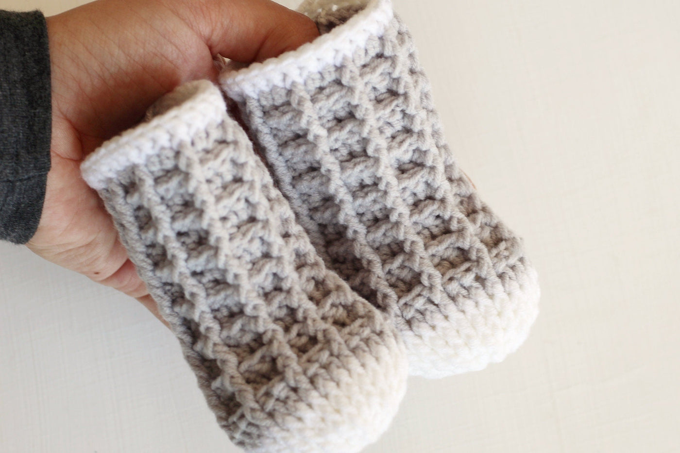 Baxter Waffle Socks Crochet Pattern